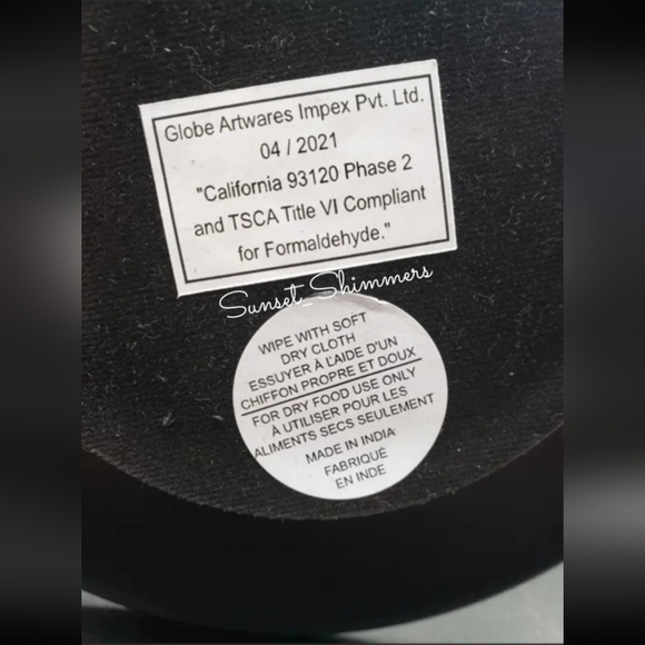 HALLOWEEN Metal Skeleton Hand 3 Tier Footed Serving Stand Appetizer Dessert Tray - Picture 9 of 12